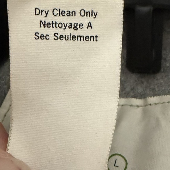 Urban Outfitters UO Gray Wool Blend Bomber Pea Coat Jacket Large 1970/WORLDWIDE - Picture 4 of 5